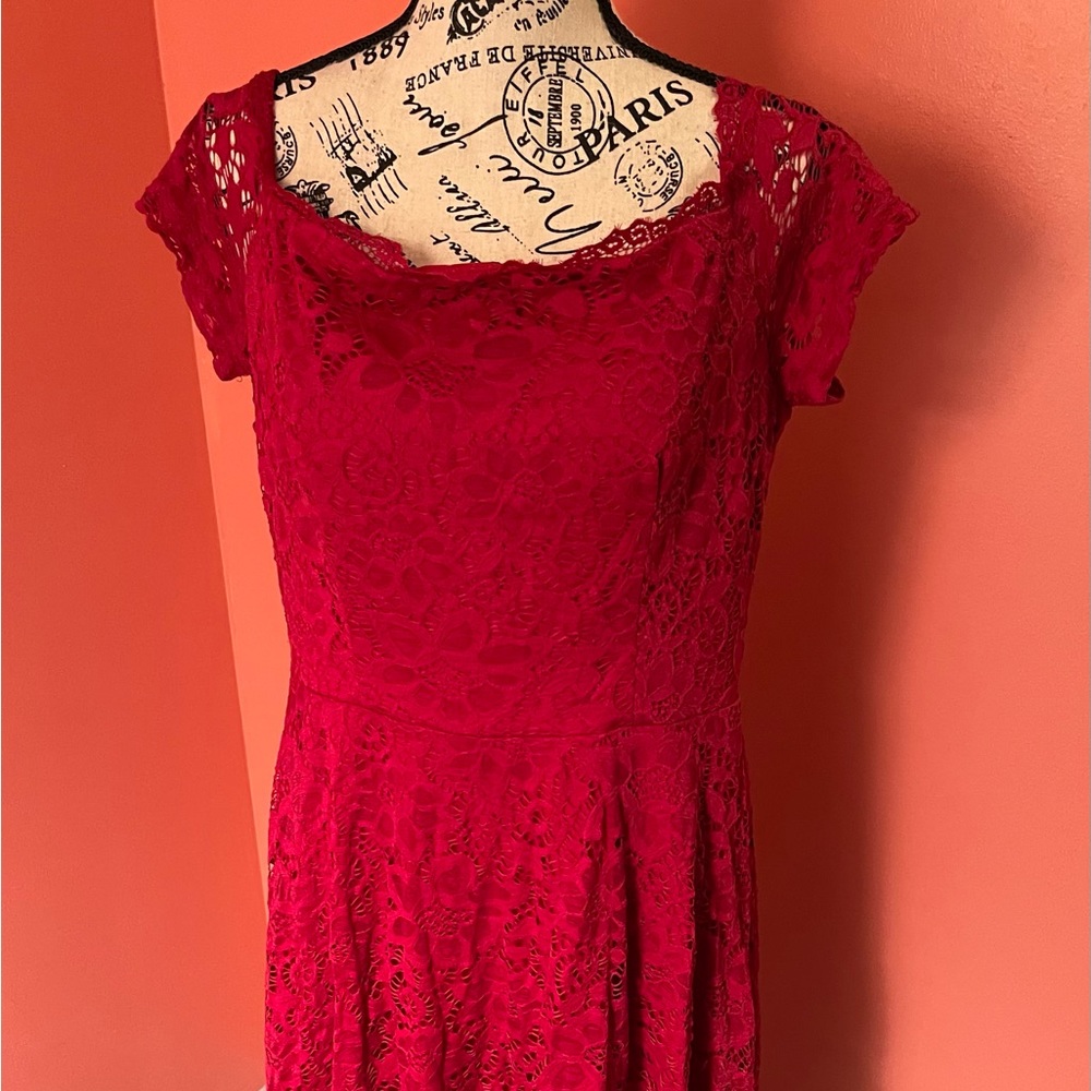 Dressystar XL red lace dress